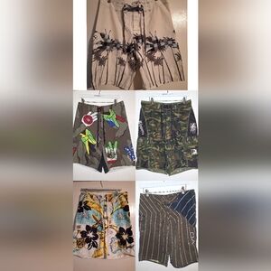 Lot of 5 Men's bathing suits